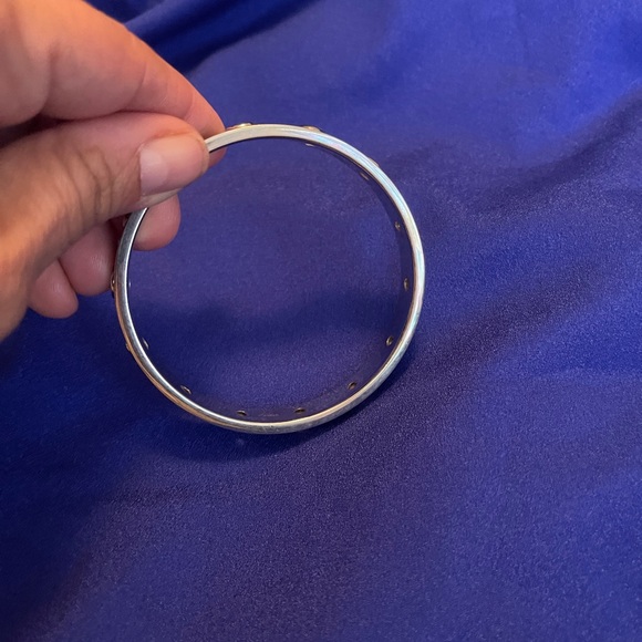 Coach Blue Enamel Bangle Bracelet - Picture 3 of 4